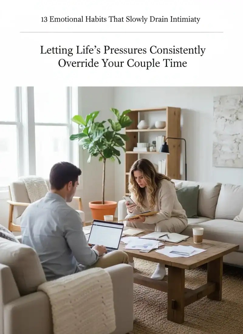 Letting Life's Pressures Consistently Override Your Couple Time