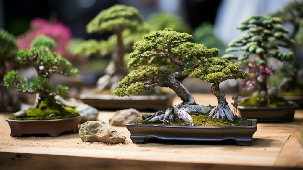 best way to showcase bonsai trees