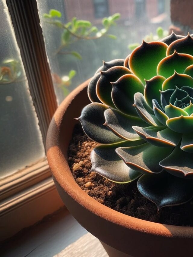 Aeonium 'Zwartkop': Dark Leaves, Bright Stems, Indoor Beauty