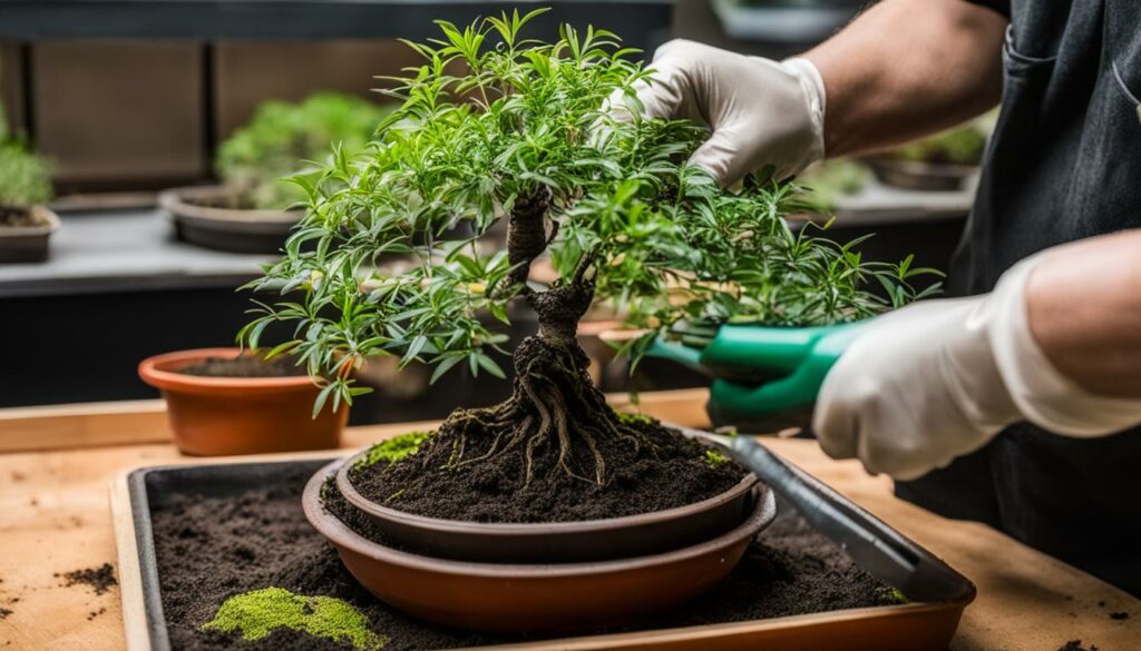 Repotting Weeping Willow Bonsai Repotting Weeping Willow Bonsai