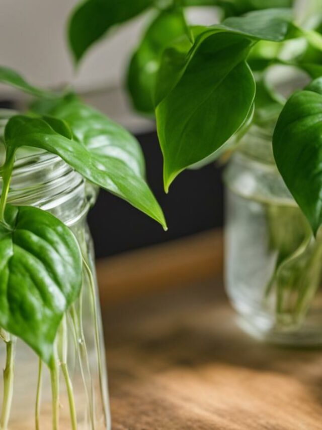 Manjula Pothos stem cuttings