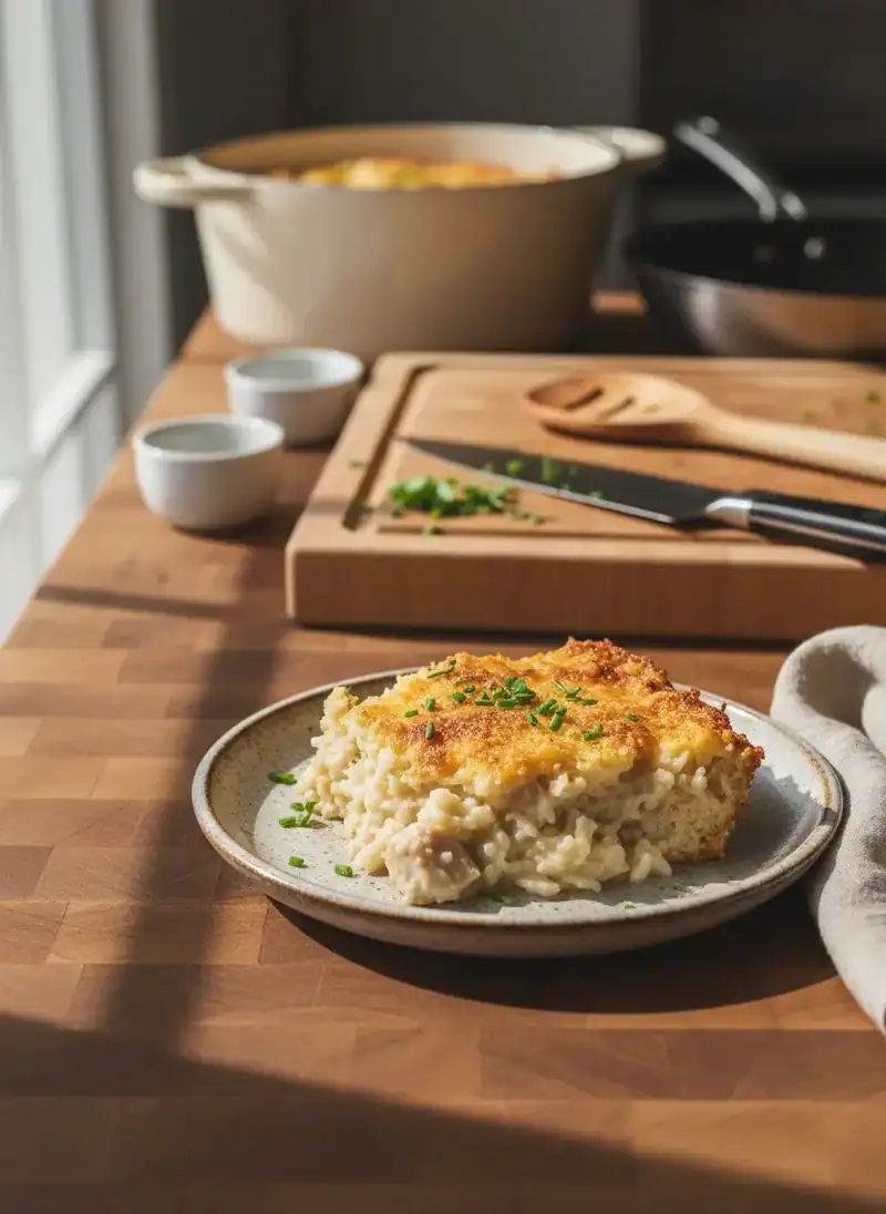 Flavor-Free Chicken and Rice Casserole