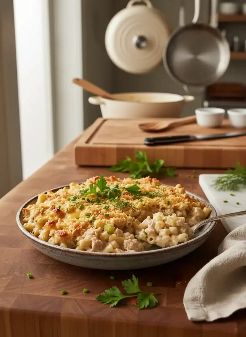 Flavorless Tuna Casserole