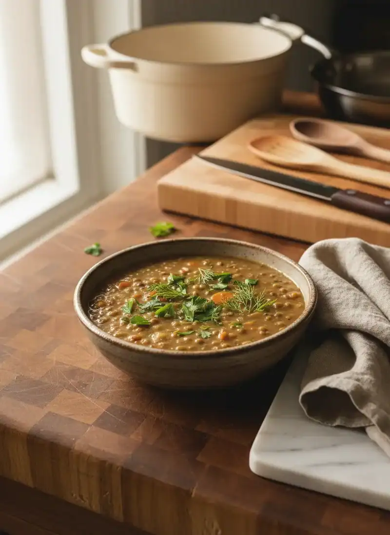 The Uninspired Lentil Soup