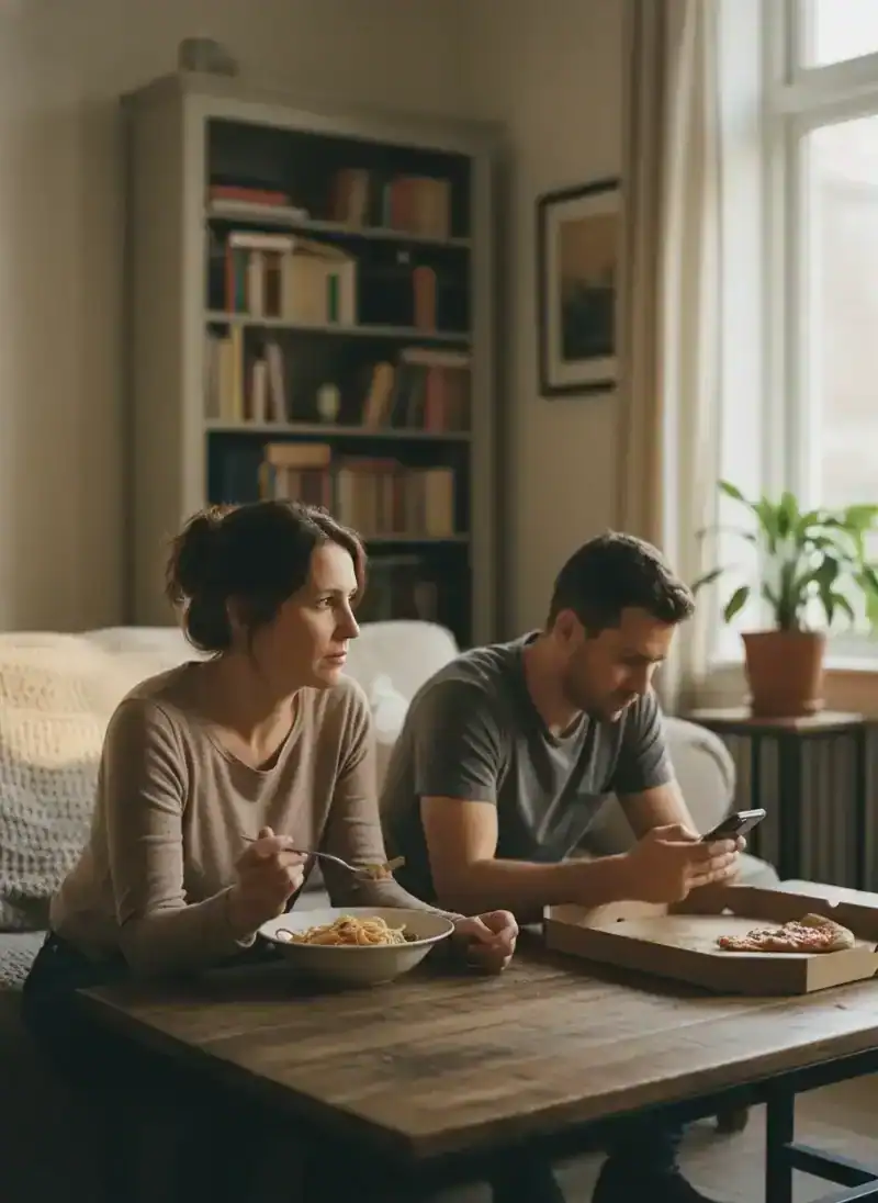 Distant During Shared Meals