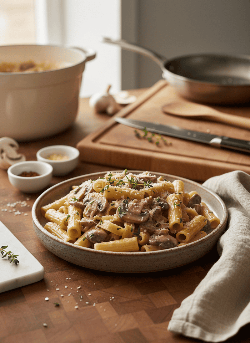 Creamy Mushroom Pasta