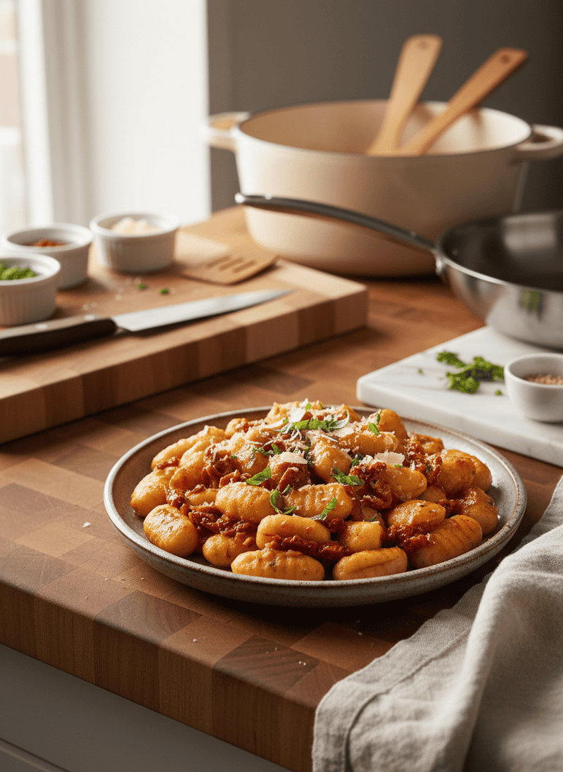 Creamy Sun-Dried Tomato Gnocchi