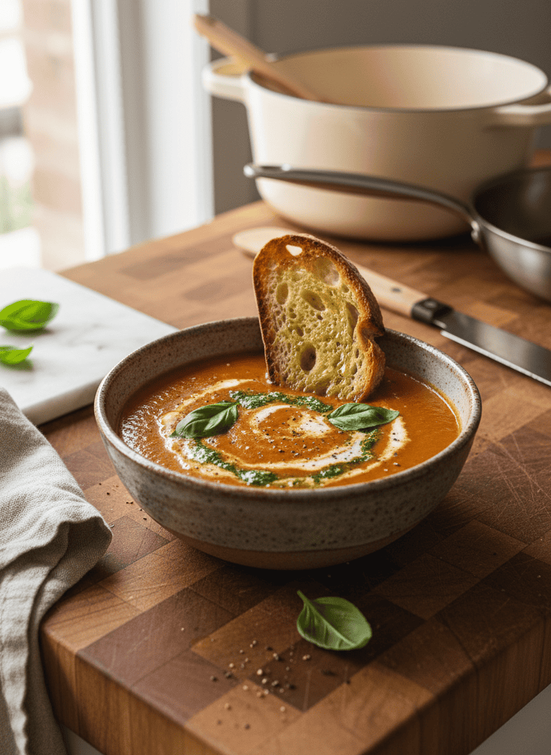 Creamy Tomato Basil Soup