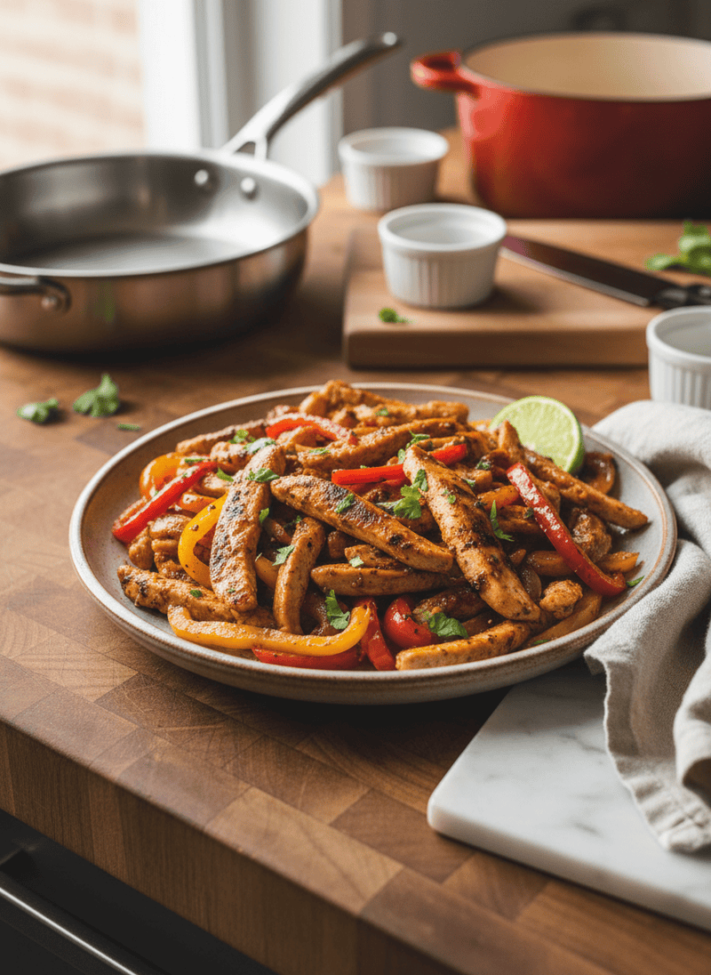 One-Pan Chicken Fajitas