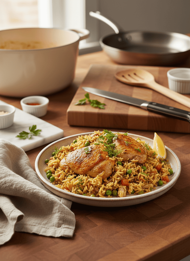 One-Pot Chicken and Rice