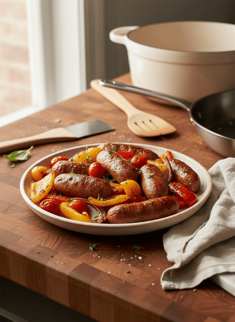 Roasted Sausage and Peppers
