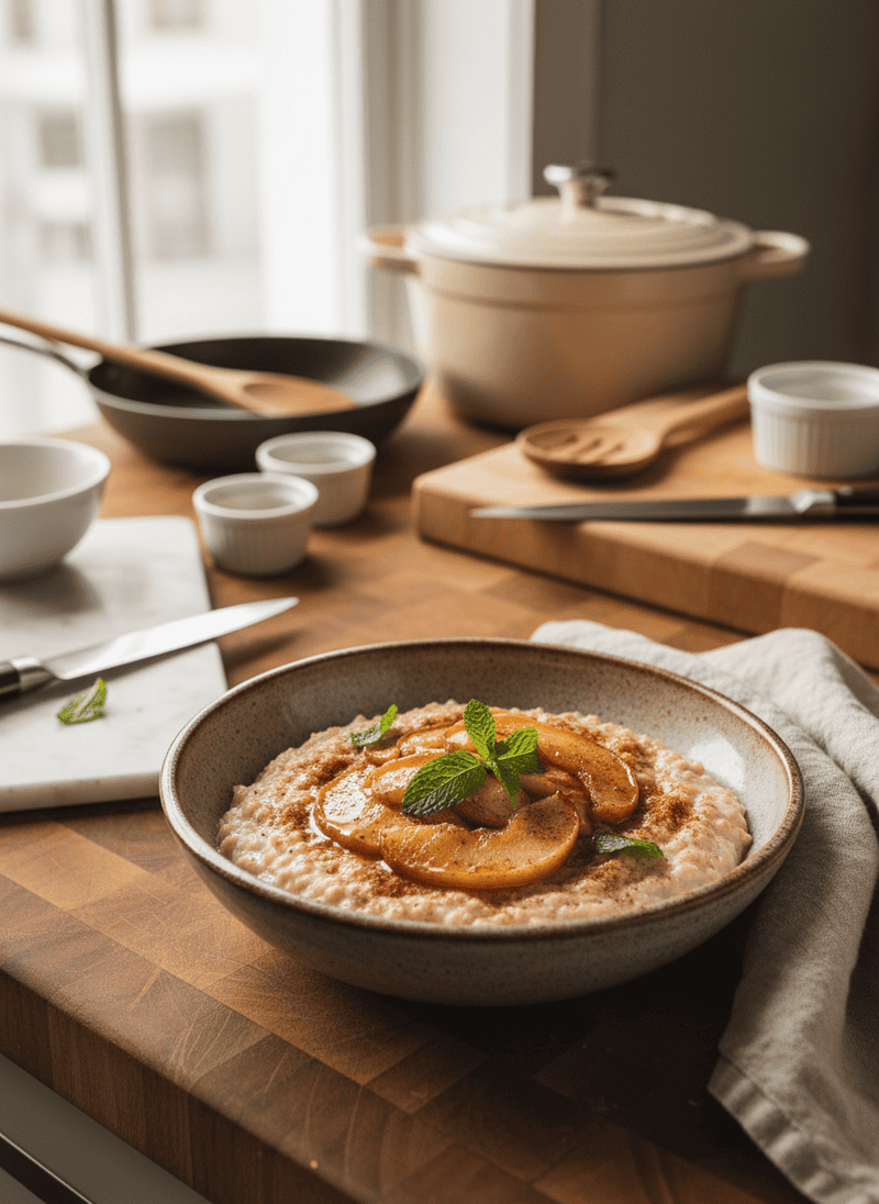 Apple Cinnamon Oatmeal