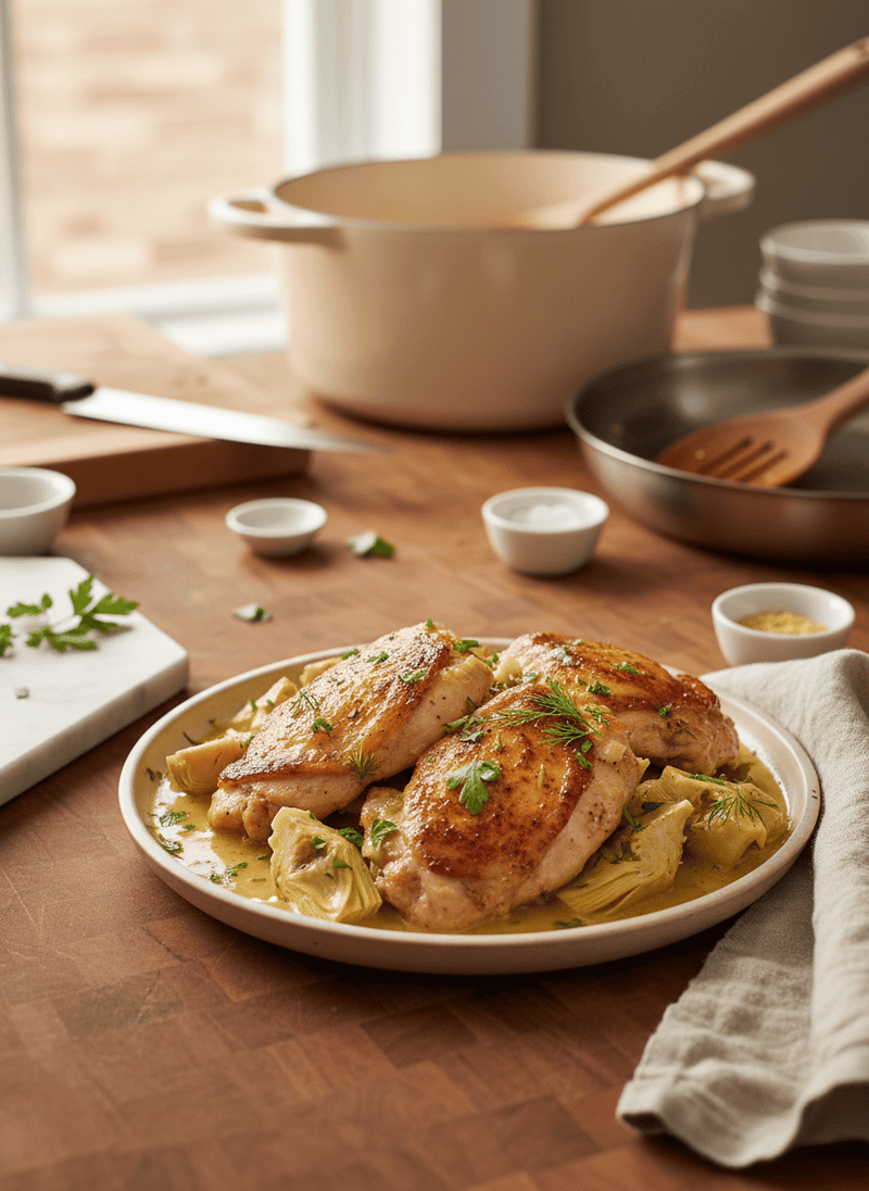 Chicken and Artichoke Hearts