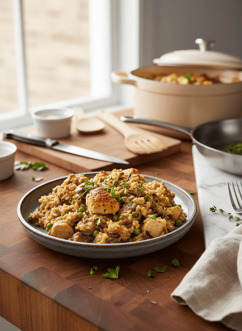 Chicken and Wild Rice Casserole