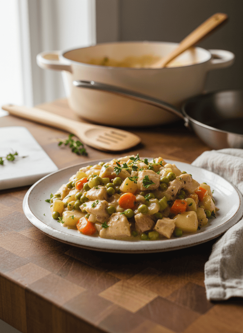 Creamy Chicken Pot Pie Filling