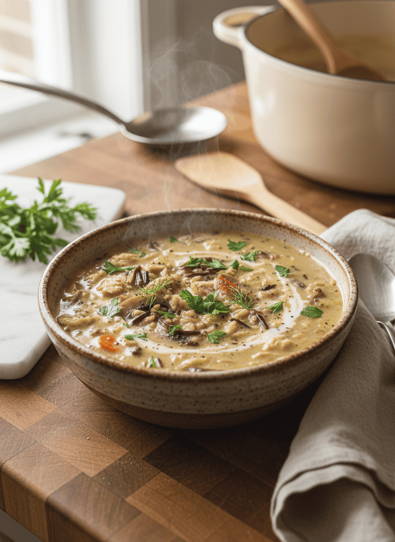 Creamy Chicken & Wild Rice Soup