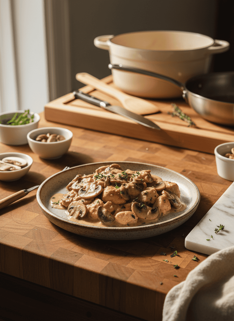 Creamy Mushroom Chicken