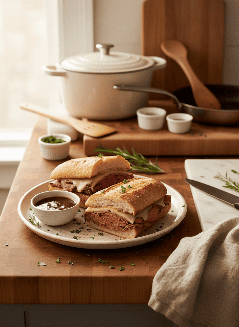 French Dip Sandwiches