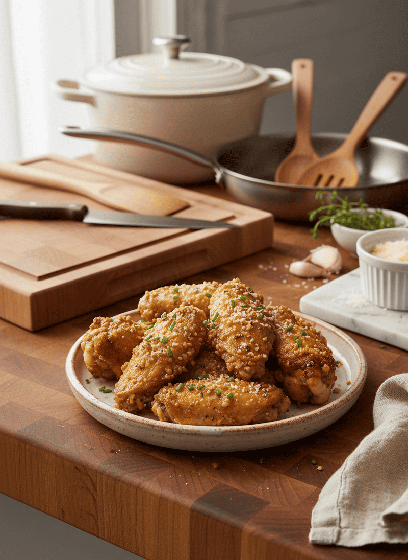 Garlic Parmesan Chicken Wings