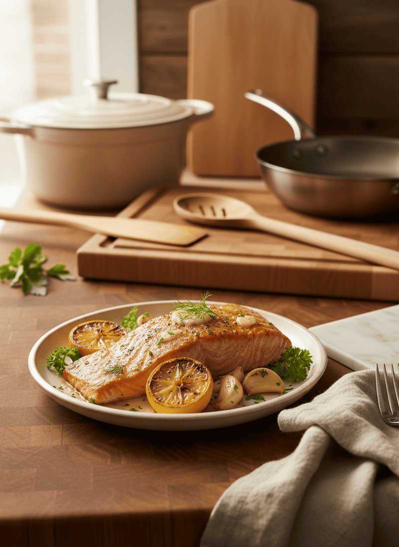 Lemon Garlic Butter Salmon