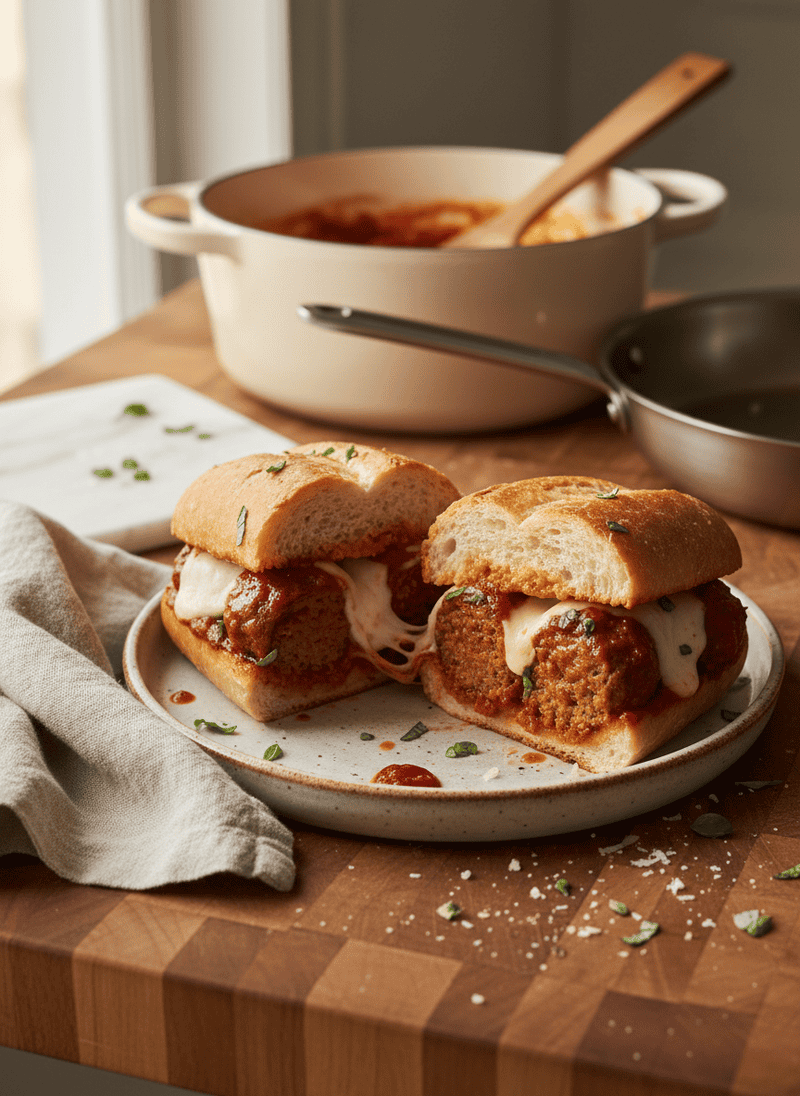 Meatball Sub Sandwiches