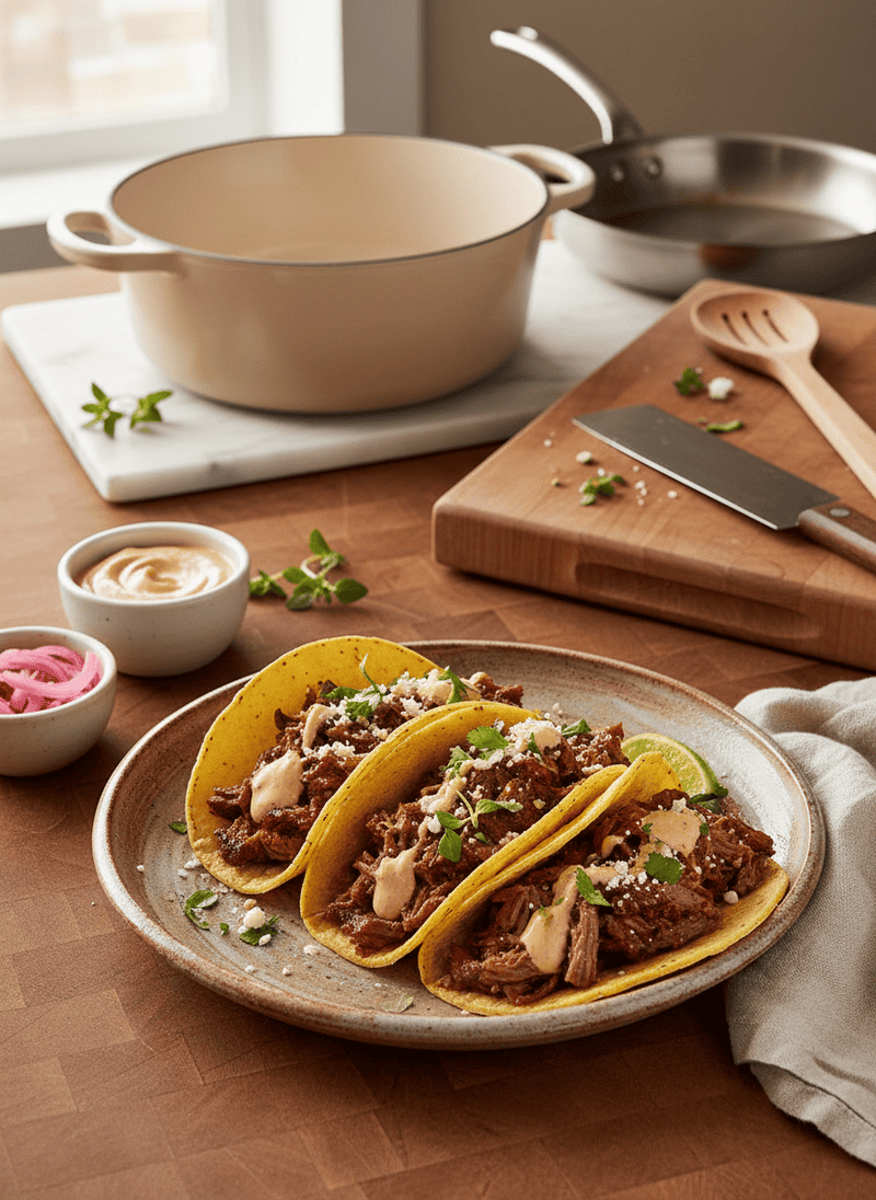 Shredded Beef Tacos