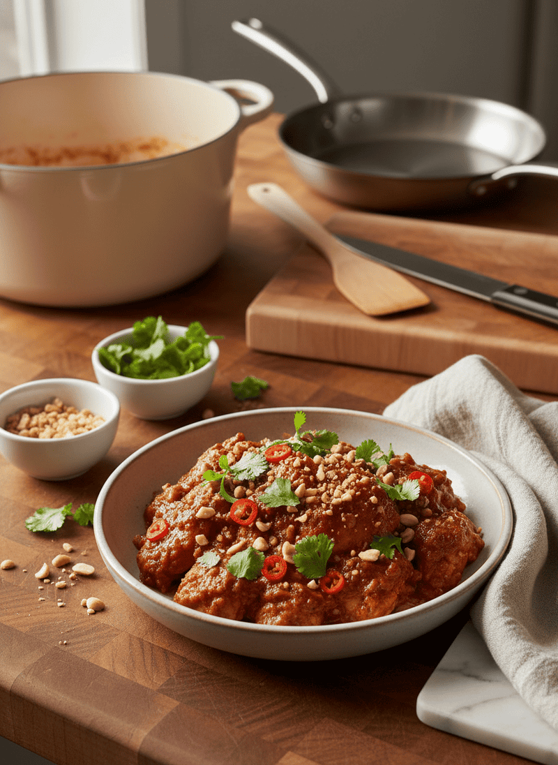 Spicy Peanut Chicken