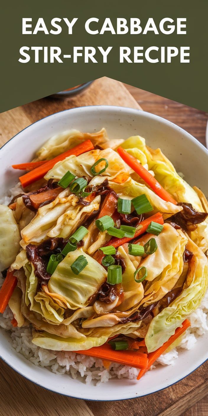 Easy Cabbage StirFry Recipe