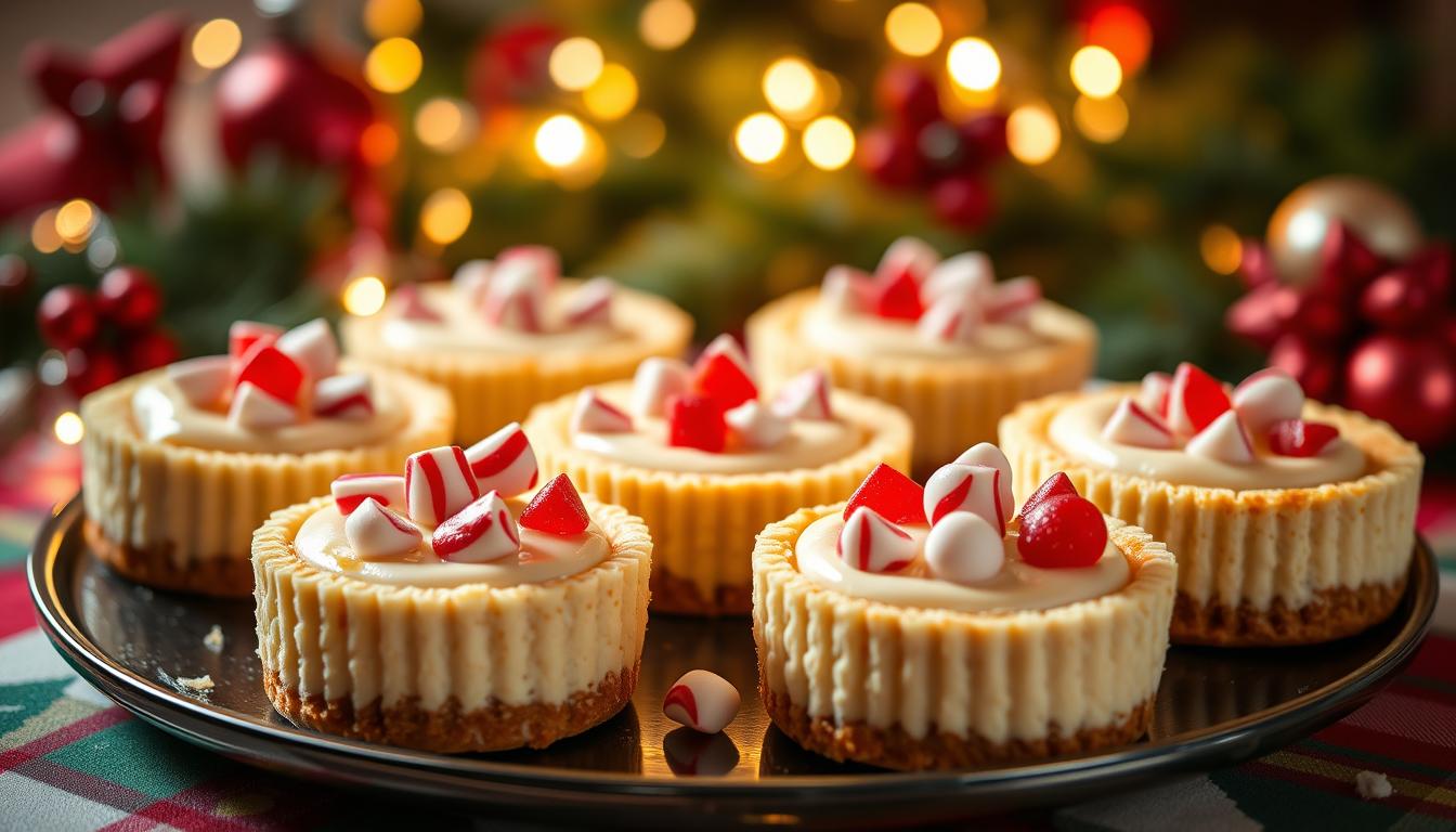 ElfSized Candy Cane Cheesecakes Recipe