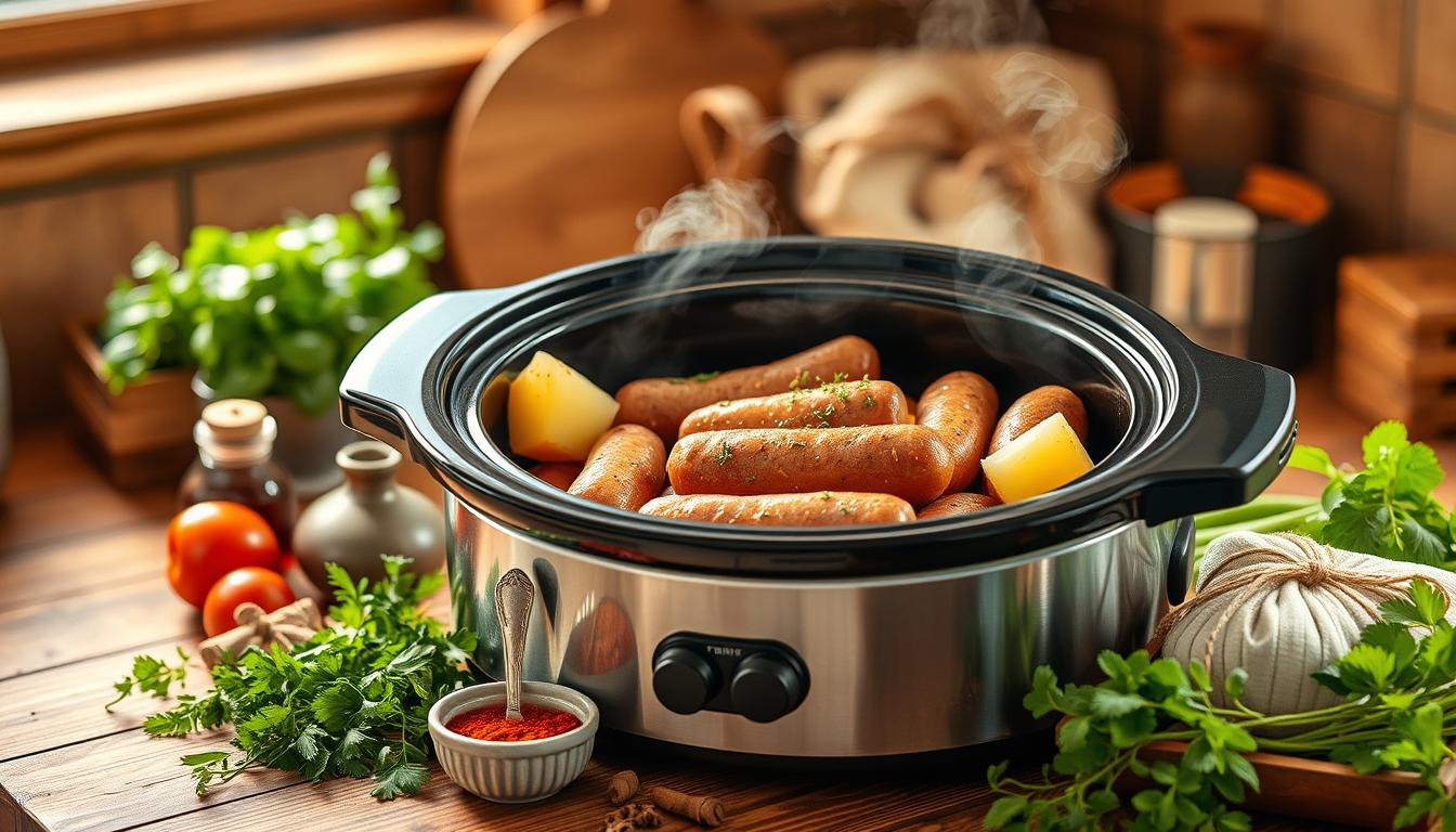Kielbasa and Potatoes Crockpot Recipe