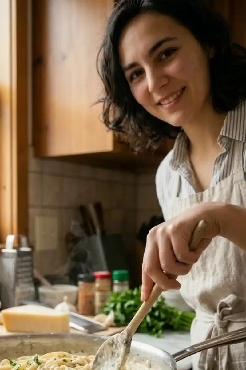 Mary Smith cooking