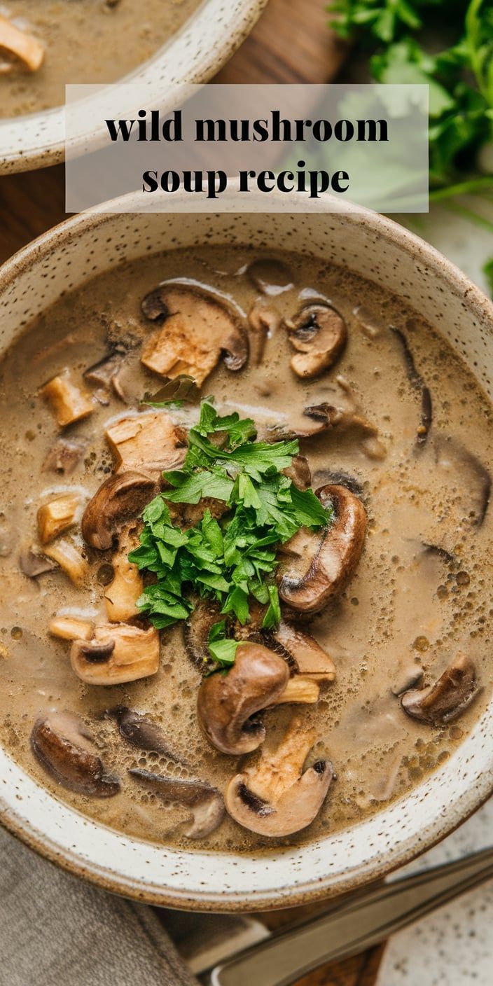 Wild Mushroom Soup Recipe
