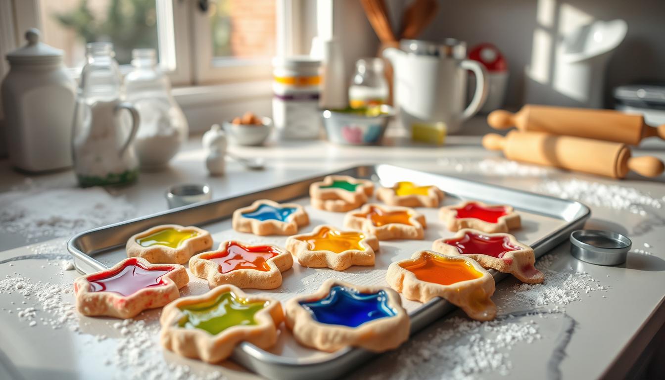 Stained Glass Window Cookies
