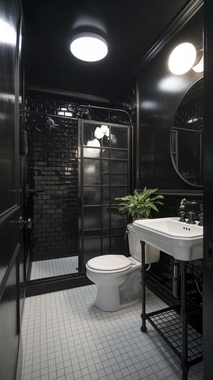 Black Bathroom Ideas