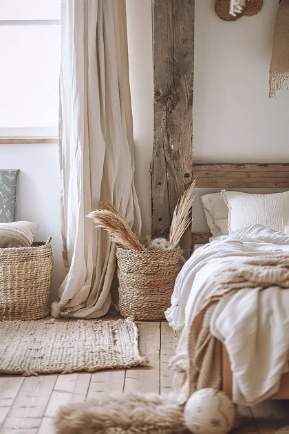 Rustic retreat boho bedroom for toddlers