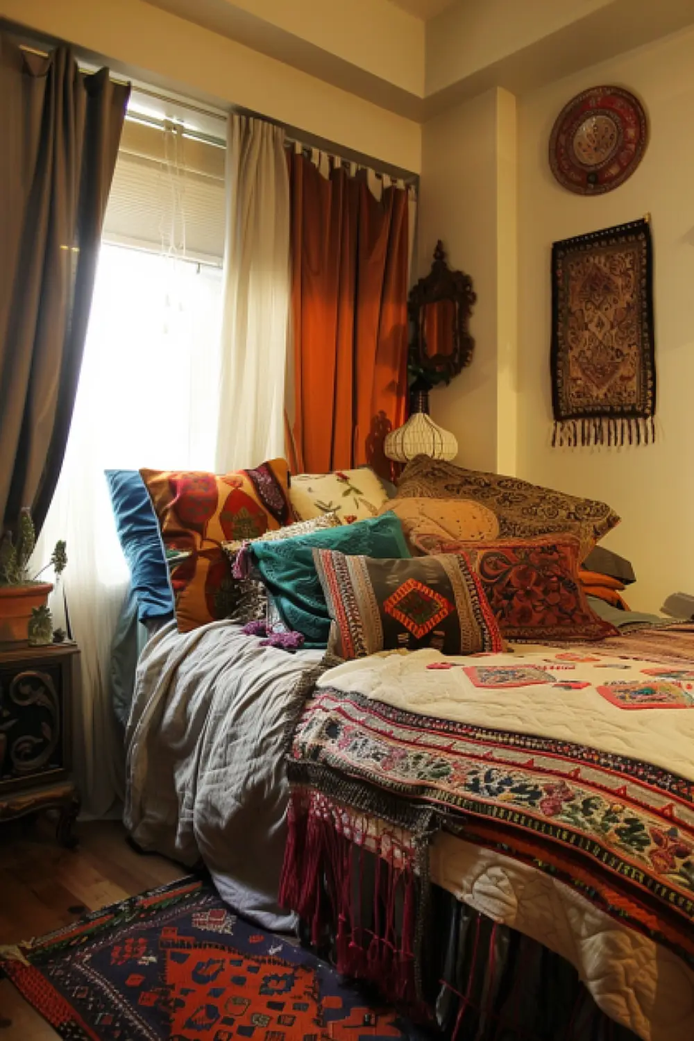 Eclectic boho bedroom decor