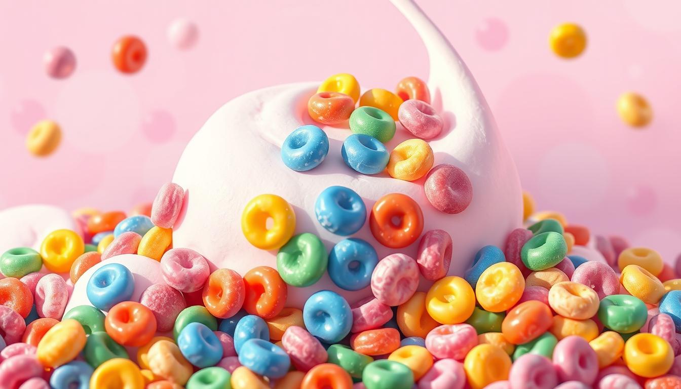 Marshmallow Fruit Loops Bars