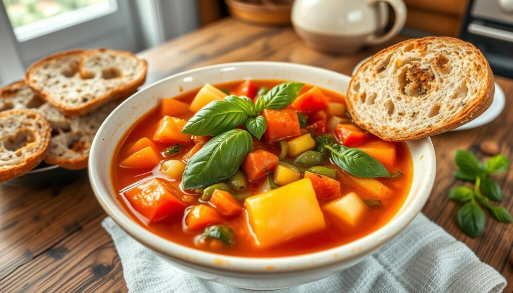 homemade minestrone