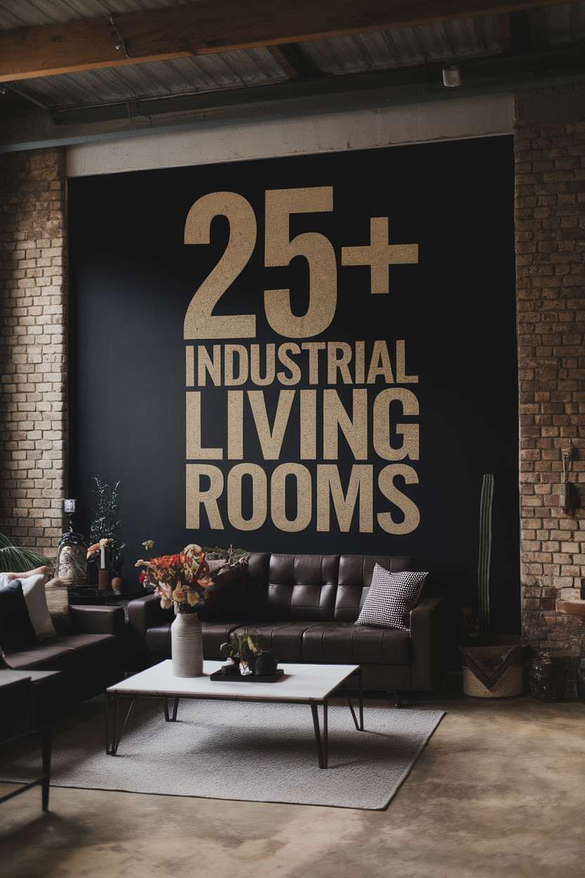 The Merits of Industrial Living Rooms