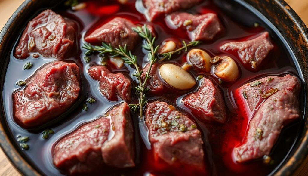 marinating beef infusion of flavors