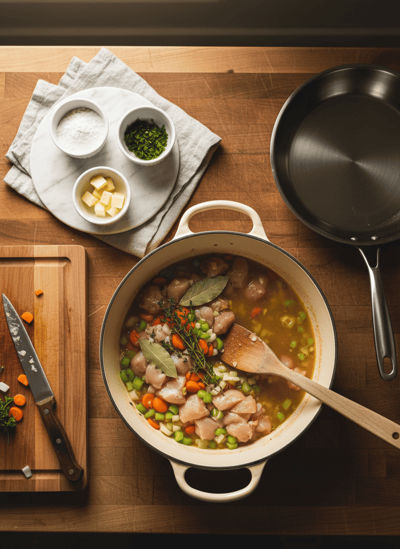 Prep Work - Crockpot Chicken and Dumplings