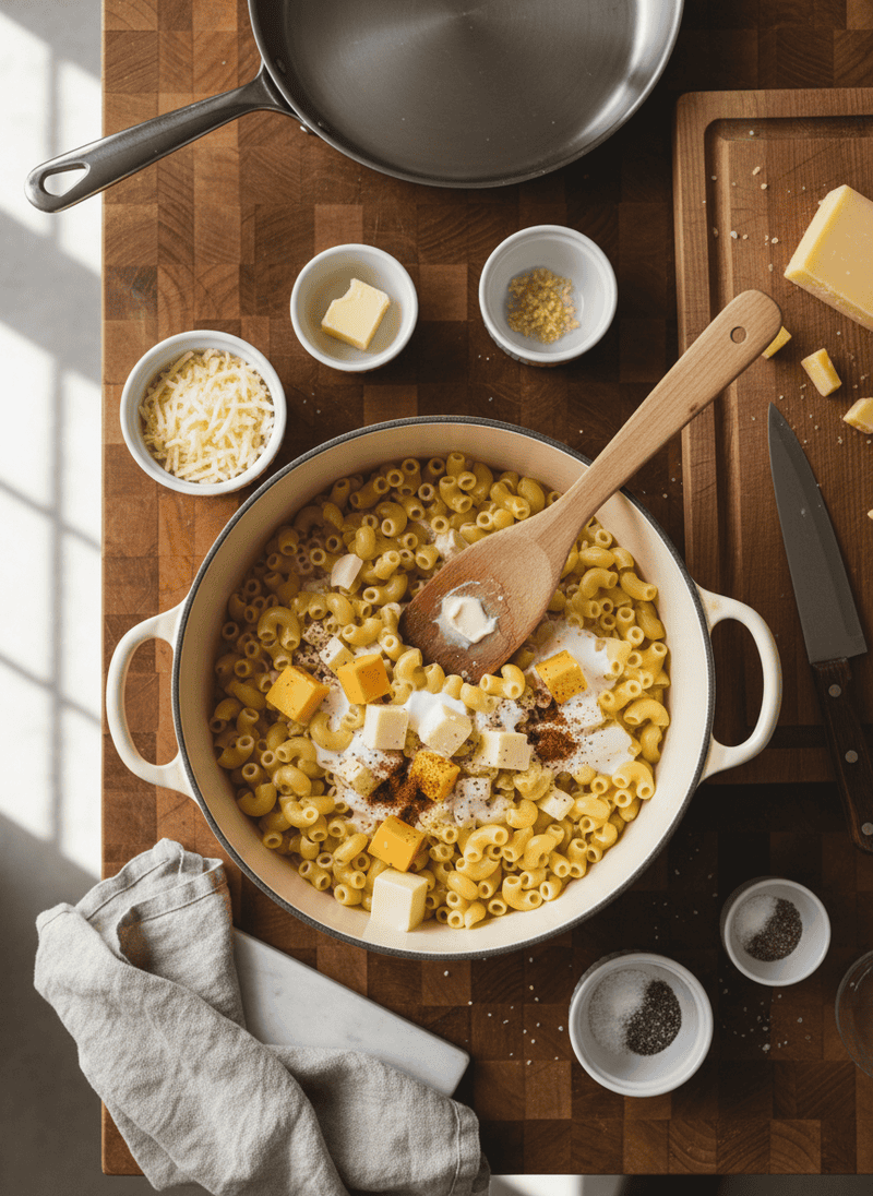 Prep Work - Crockpot Mac and Cheese