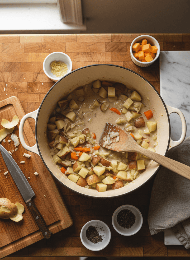 Prep Work - Crockpot Potato Soup