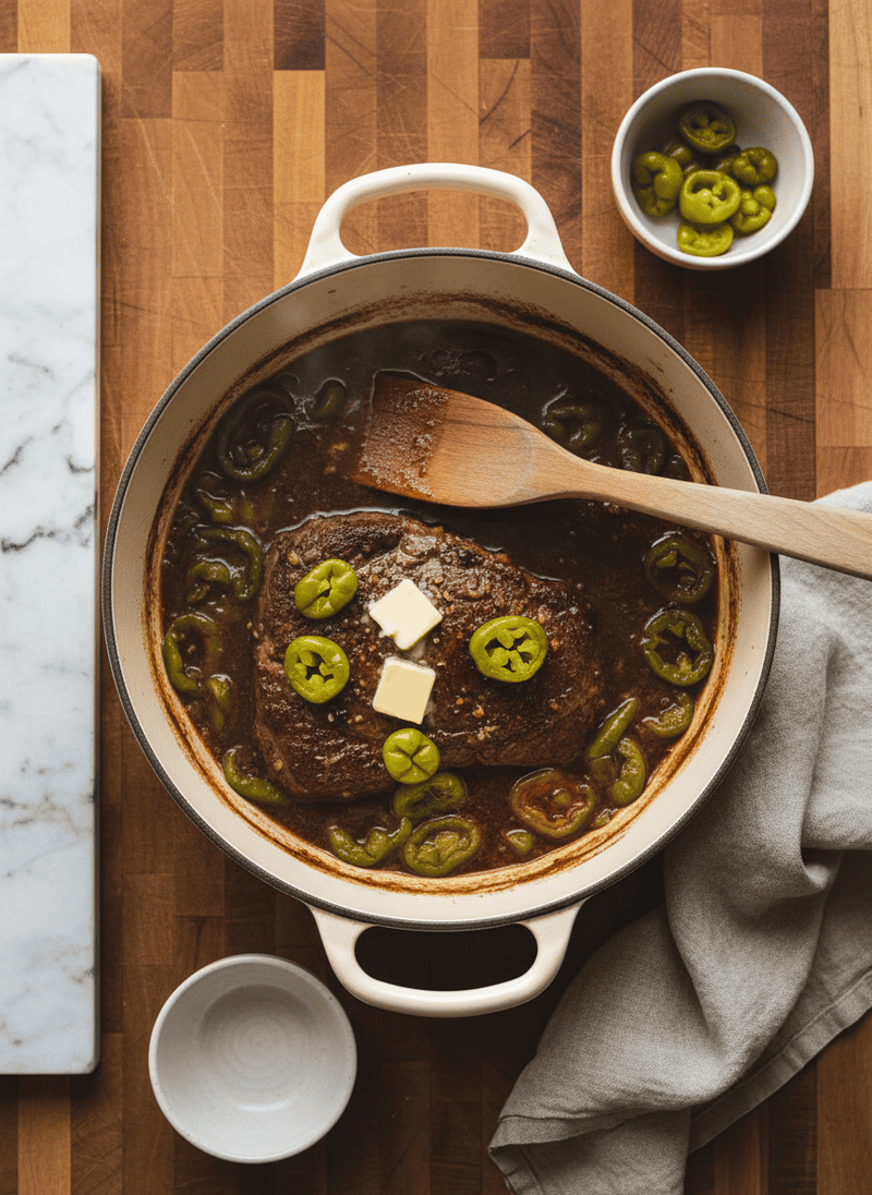 Slow Cooking - Crockpot Mississippi Pot Roast