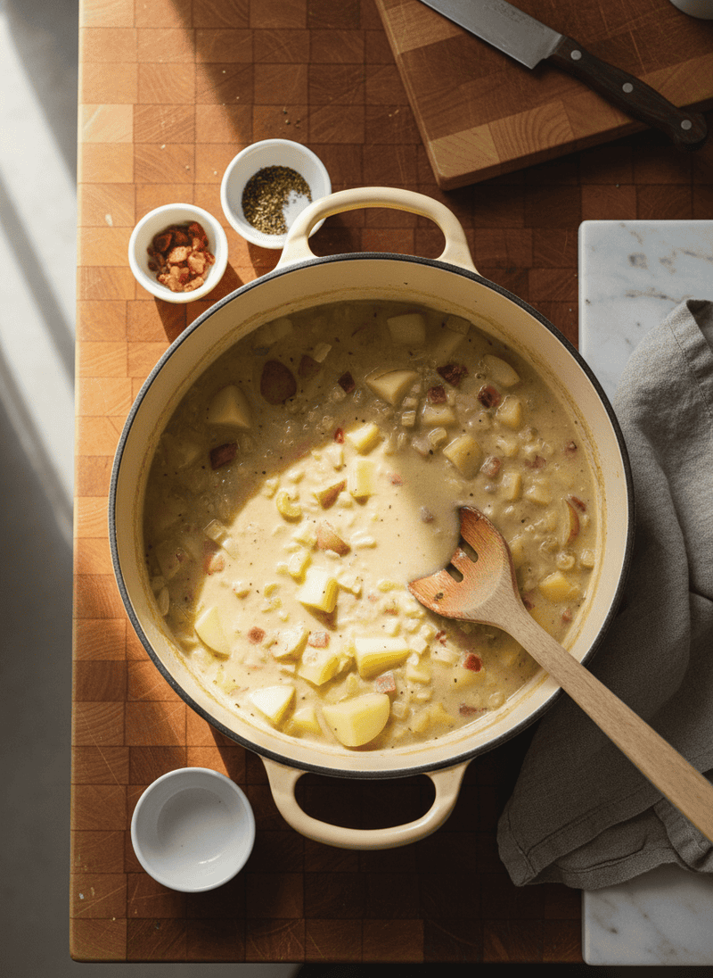 Slow Cooking - Crockpot Potato Soup