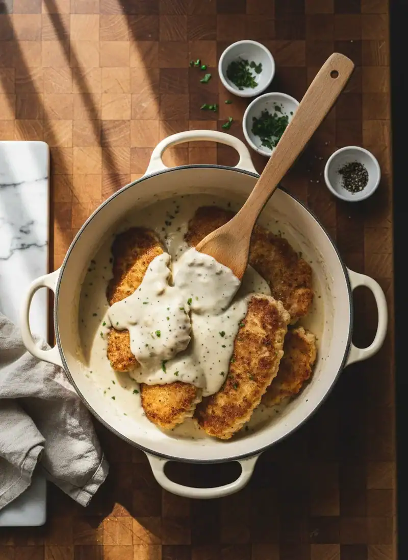 Serve - Country Fried Steak Recipe
