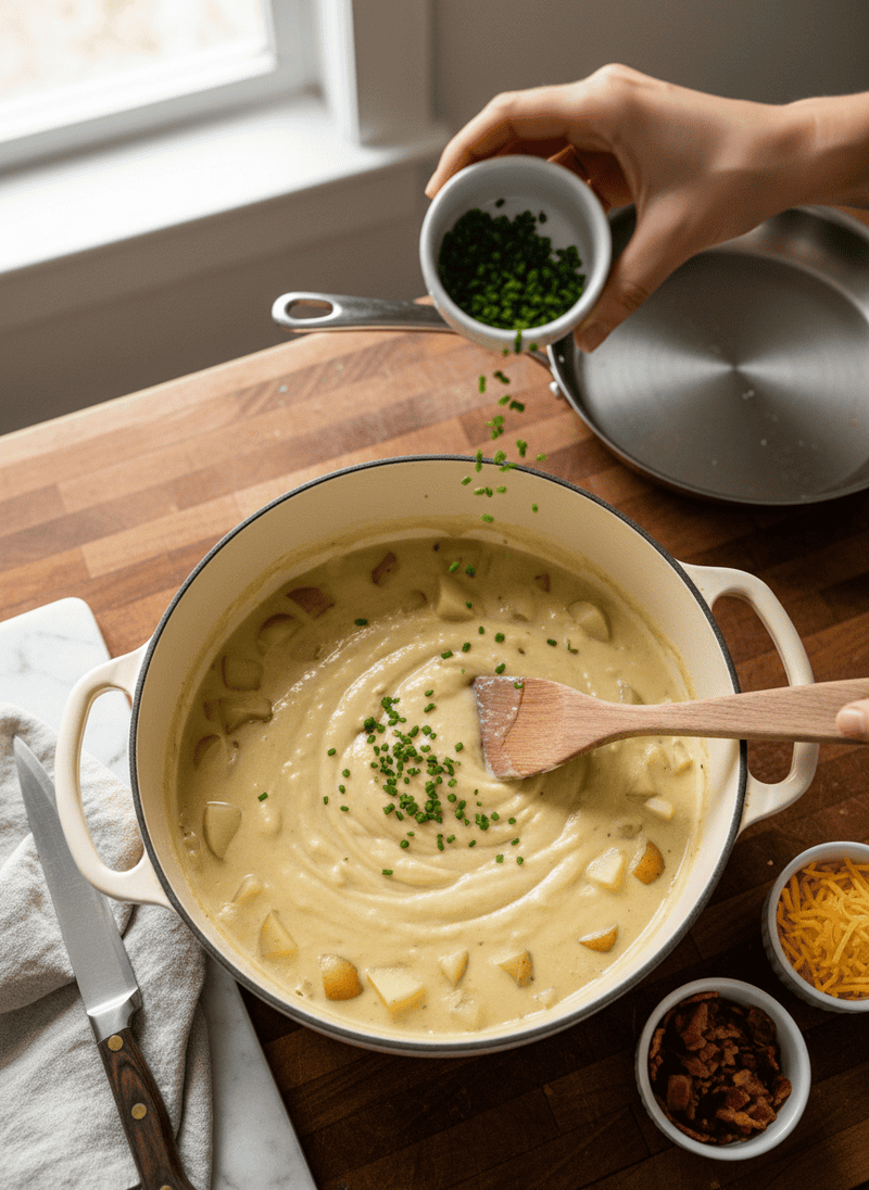 Finishing Touches - Crockpot Potato Soup