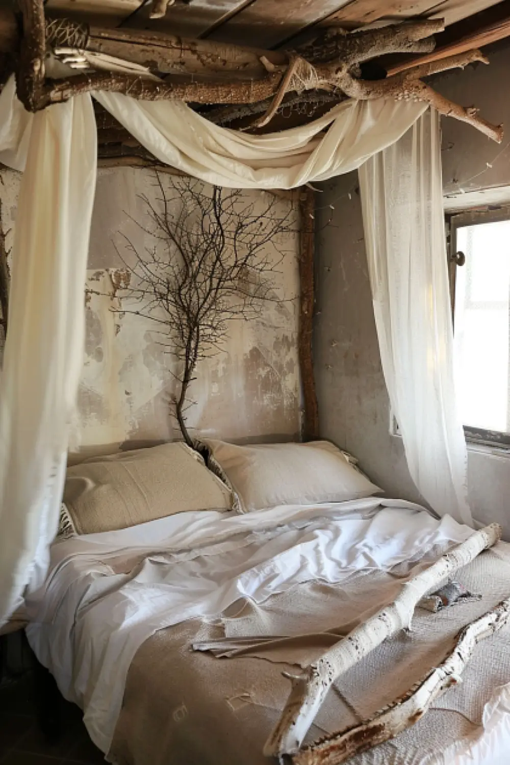 Rustic boho bedroom retreat