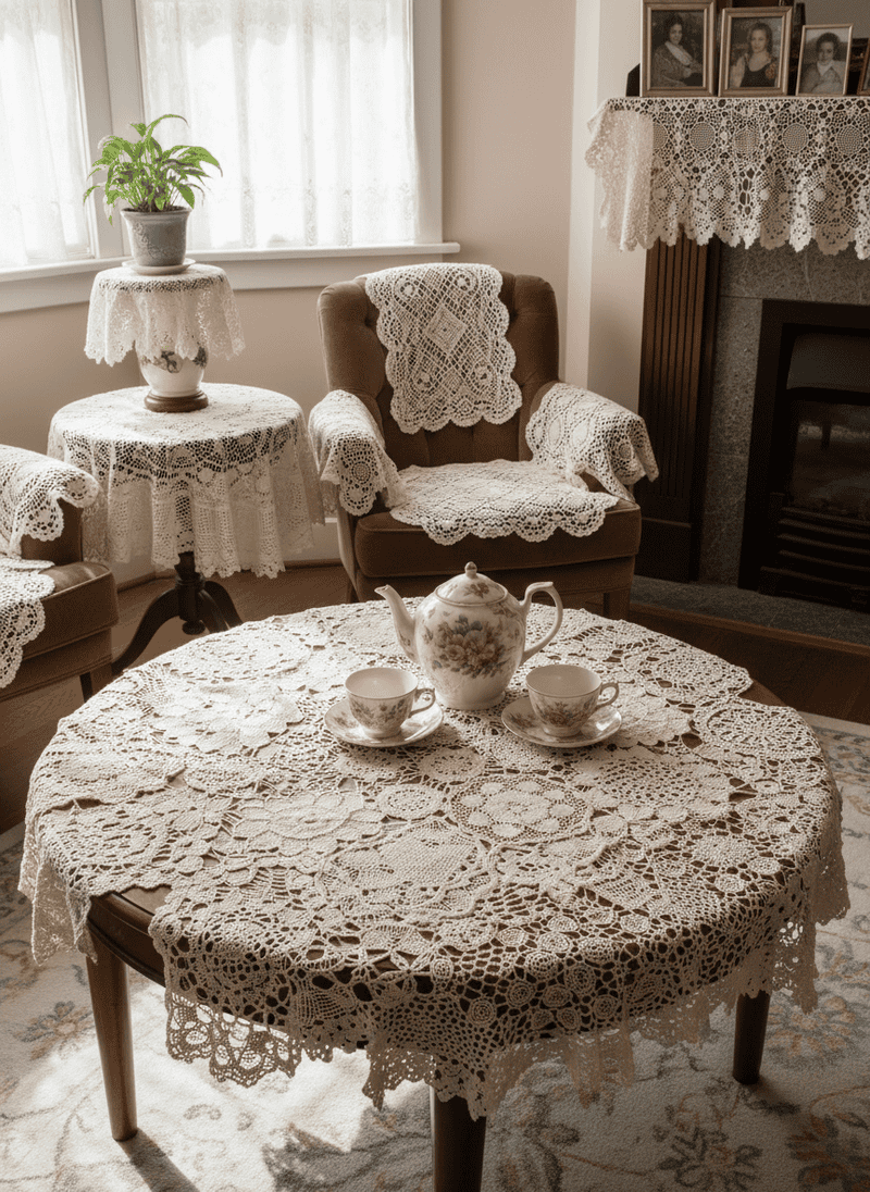 Excessive Doilies on Every Surface