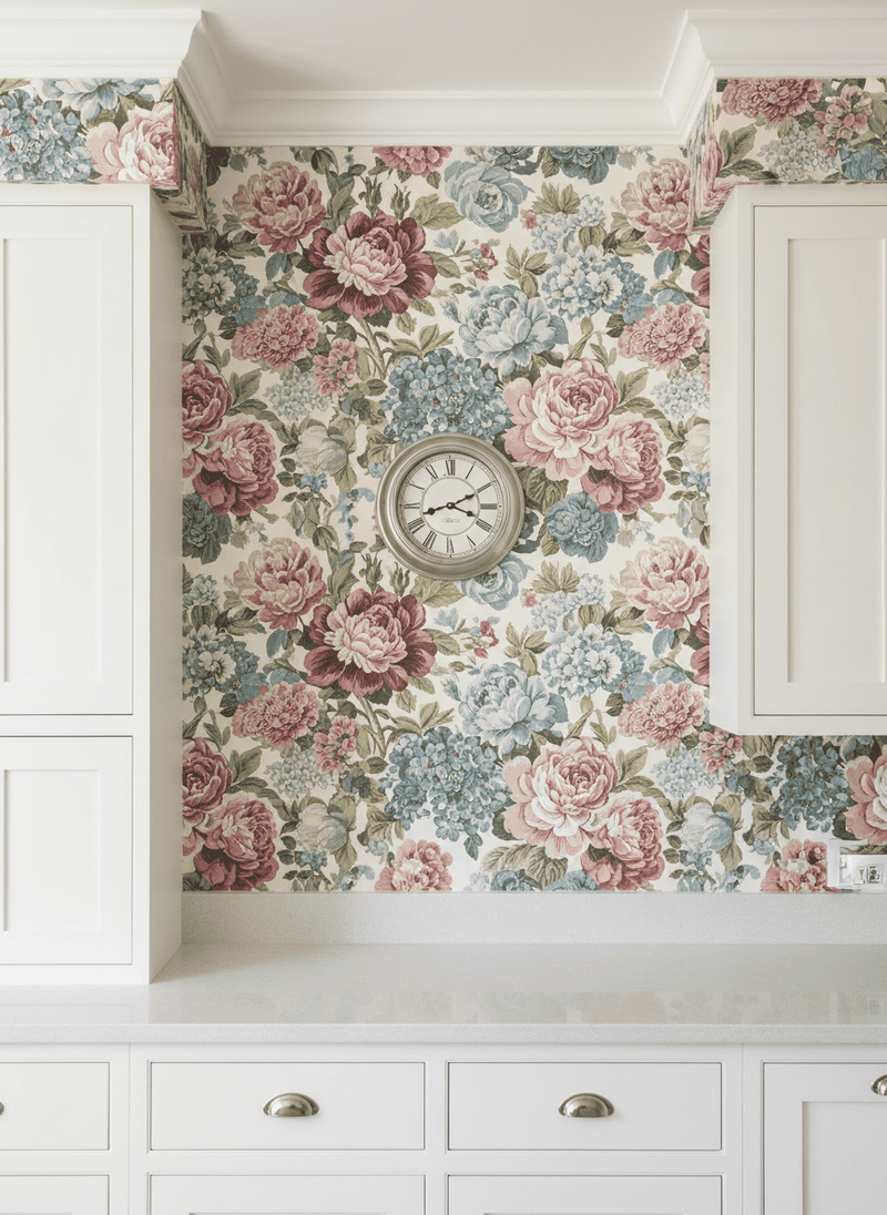 Excessive Floral Wallpaper
